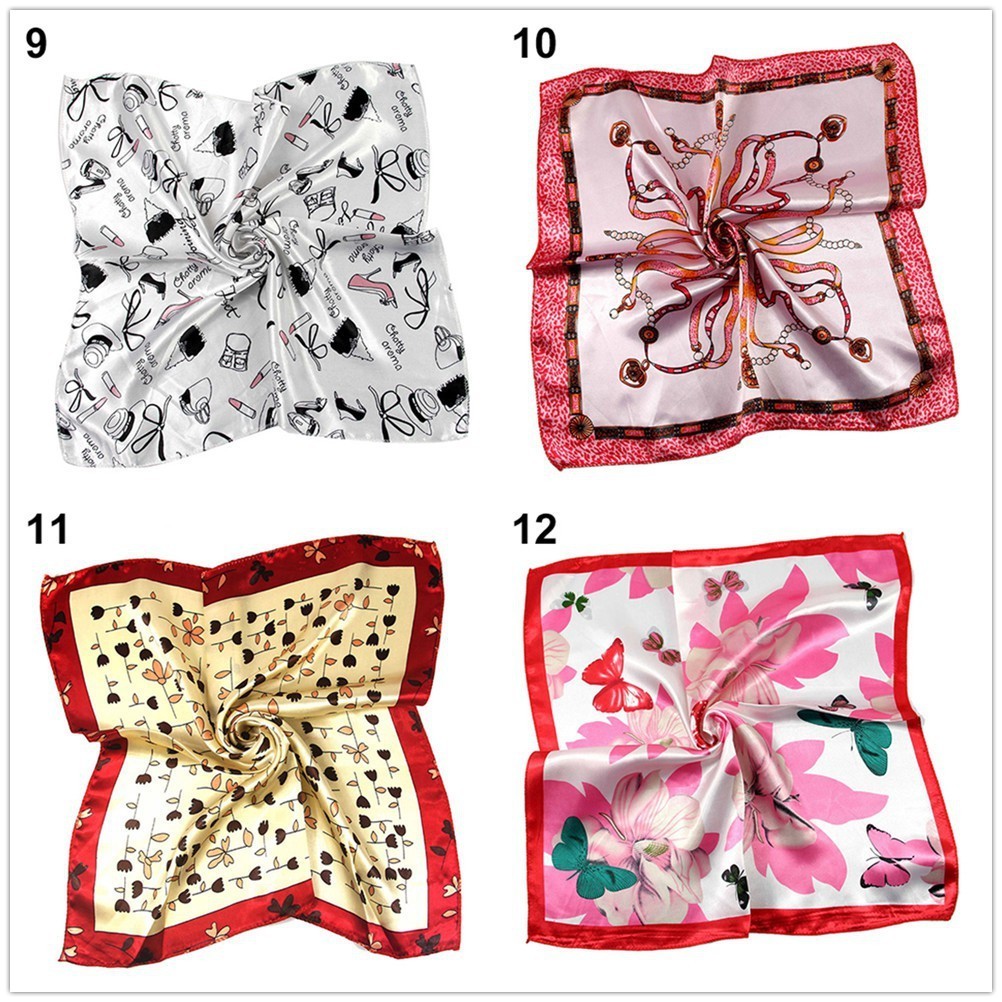 Khăn tay lụa bỏ túi thời trang cho nữ