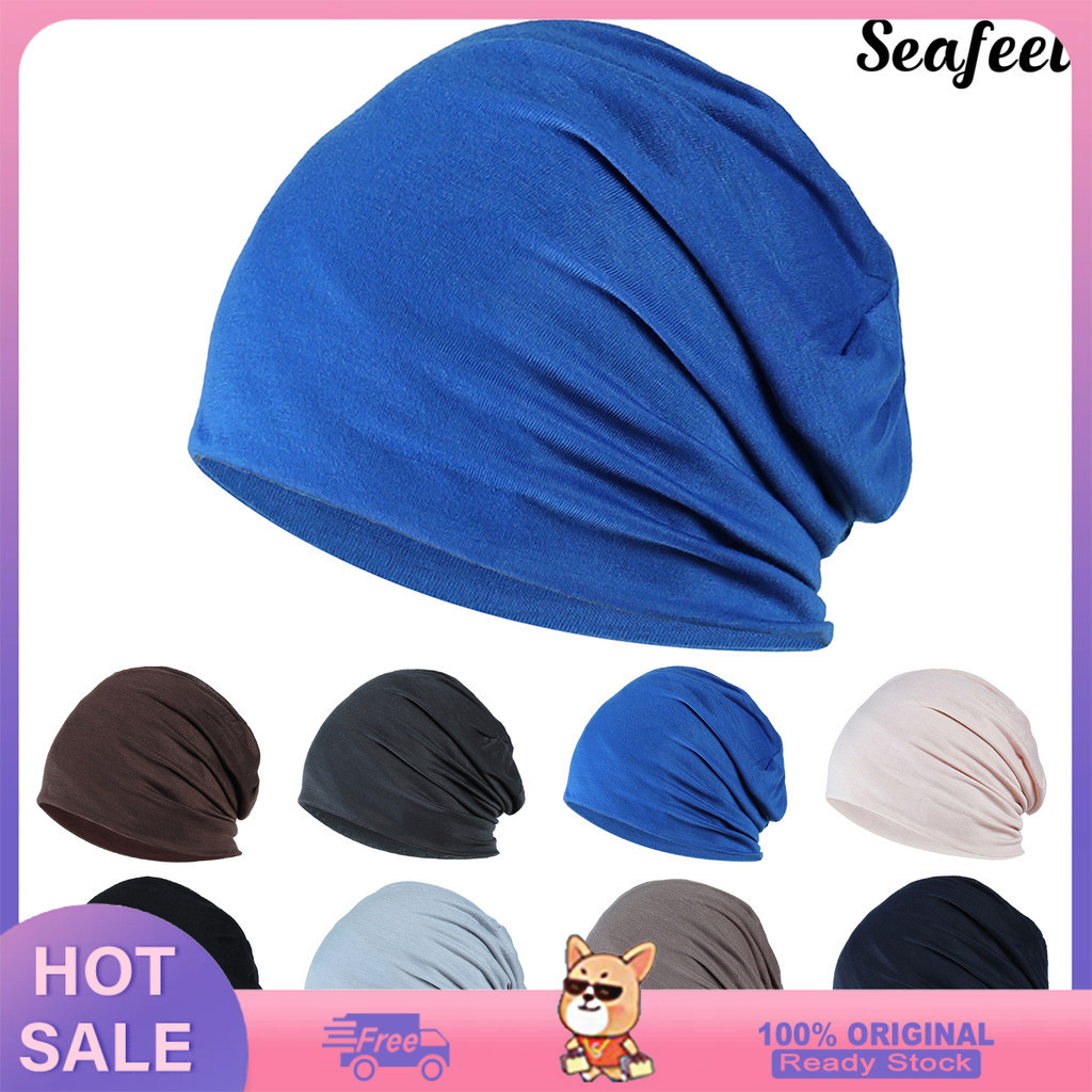 Nón Beanie Co Giãn Không Vành Bảo Vệ Màu Sắc Dành Cho Nam Nữ