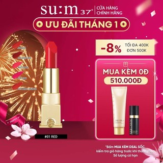 Son lì hoàng kim dưỡng ẩm Su:m37 LosecSumma Elixir Golden Lipstick 4g