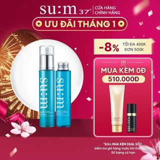 Xịt khoáng cấp ẩm sâu cho da Su:m37 Water-full Timeless Water Gel Mist (2x60ml)