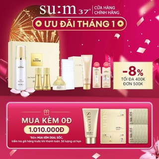 Bộ Tinh chất thanh lọc tẩy tế bào chết sinh học dưỡng sáng da Su:m37 Losec Summa Elixir Treatment