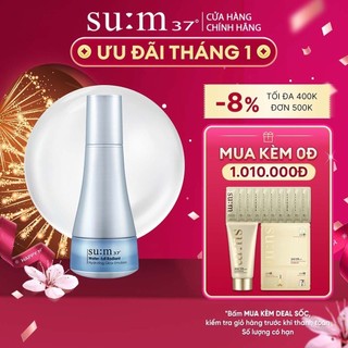 Sữa dưỡng trắng cấp ẩm tăng độ đàn hồi Su:m37 Water-full Radiant Hydrating Glow Emulsion 120ml