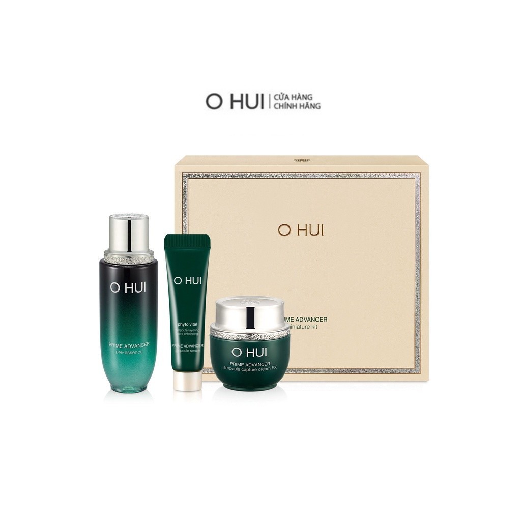 HB Gift] Bộ chống lão hóa 3 bước cao cấp OHUI Prime Advancer 3pcs Set