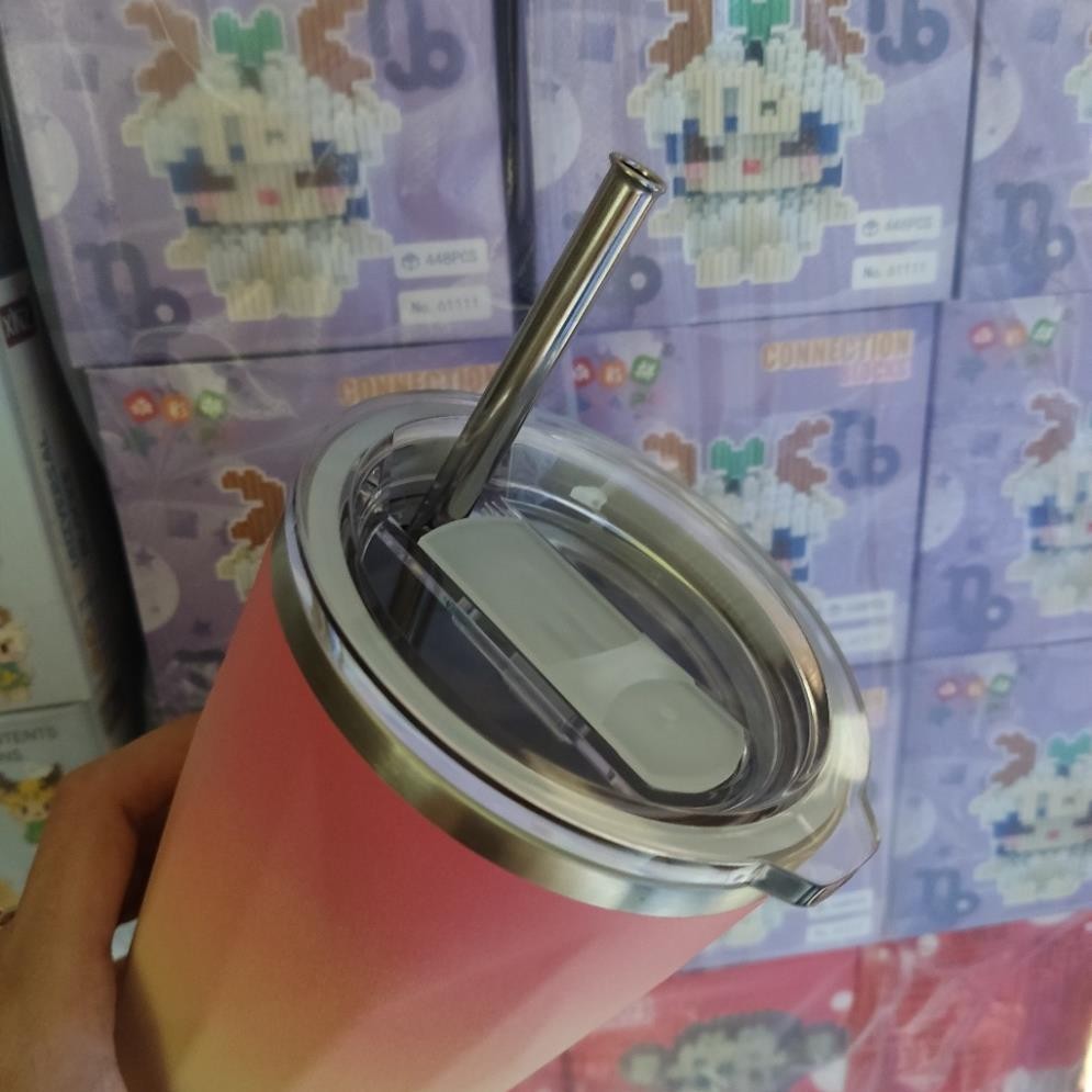 Nắp Thay Thế Ly Giữ Nhiệt 600ml Tyeso Tumbler TS-8848 - Nắp Trượt Chống Bụi, Nắp Shop Chế Ron