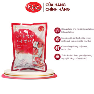 Bịch 300g Kẹo Hồng Sâm Hàn Quốc Sugar Free Dùng Được Cho Người Tiểu Đường - KGS Korean Ginseng Story