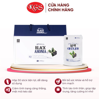 Nước Uống Pha Sẵn Hắc Sâm Aronia Hàn Quốc KGS Korean Ginseng Story (80ml x 30 gói)