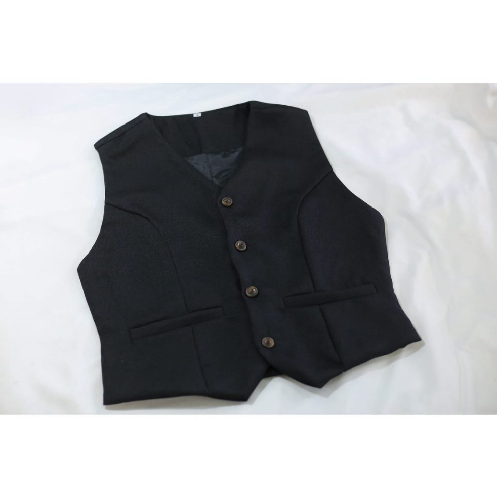 Áo vest gile nữ TINY KING ghile croptop cổ tim sát nách 2 lớp dày dặn phối túi thật form ôm đủ size style Hàn Quốc Z1-15