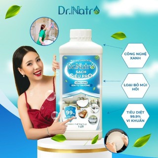 Chai Lau Sàn Đa Năng Dr.Natro Siêu Sạch ion từ trường kháng khuẩn.