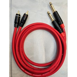 Combo 2 sợi Dây 6 ly ra Av chân  đồng nguyên chất mềm dẻo chống nhiễu tốt (Đơn  giá  :1 cặp)