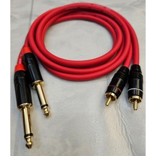 Combo 2 sợi Dây 6 ly ra Av chân  đồng nguyên chất mềm dẻo chống nhiễu tốt (Đơn  giá  :1 cặp)