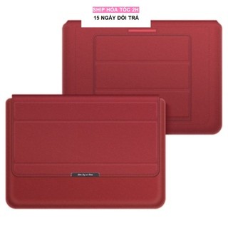 Bao da pu đựng macbook laptop 11/12/13/14/15/15.6 inch tác dụng 3 trong 1 cao cấp.