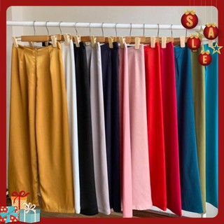 Quần áo dài nữ, quần may sẵn chất phi bóng mặc áo dài, nhiều màu, nhiều size, siêu tôn dáng.