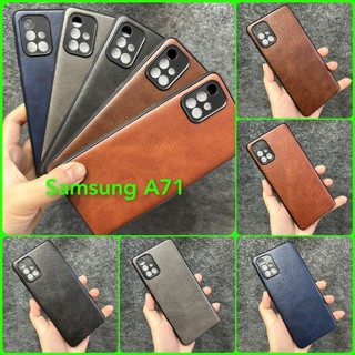 Case ốp lưng Samsung A71 dẻo kiểu da mềm mịn ôm máy bảo vệ camera