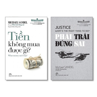Combo 2 cuốn: phải trái đúng sai + tiền không mua được gì?