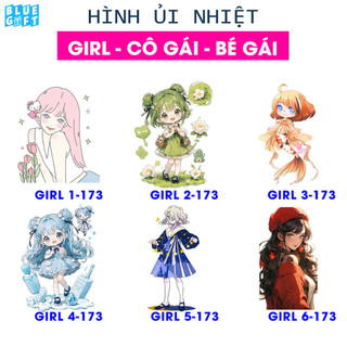 Hình ủi, Hình Ép Nhiệt GIRL - BÉ GÁI 173