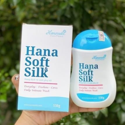 Dung dịch vệ sinh phụ nữ Hana Soft Silk chính hãng Hanayuki - SOC NAU SHOP