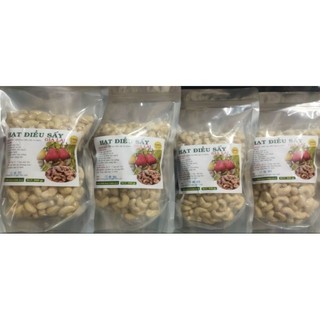 Hạt điều sấy không muối hạt nguyên đã bóc lụa (0,5-1kg)