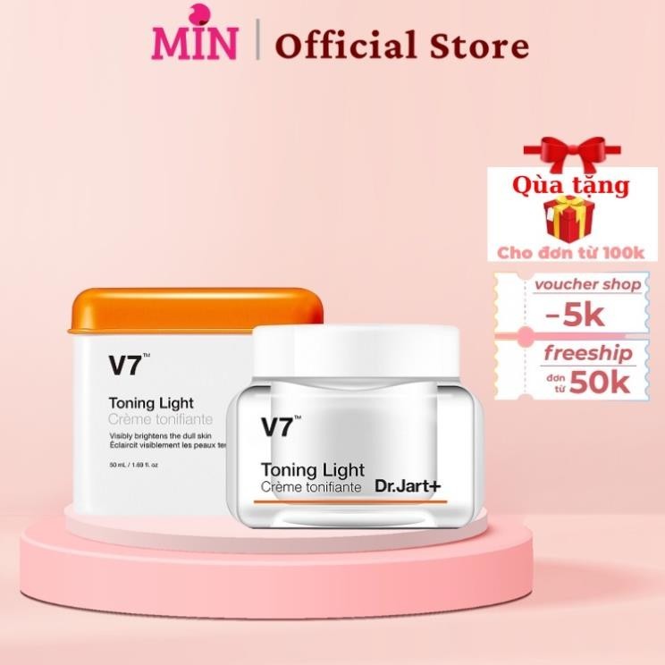 Kem dưỡng v7 toning light dr.jart+ full size 50ml chính hãng hàn quốc chính hãng trắng da bật tone mẫu mới | BigBuy360 - bigbuy360.vn