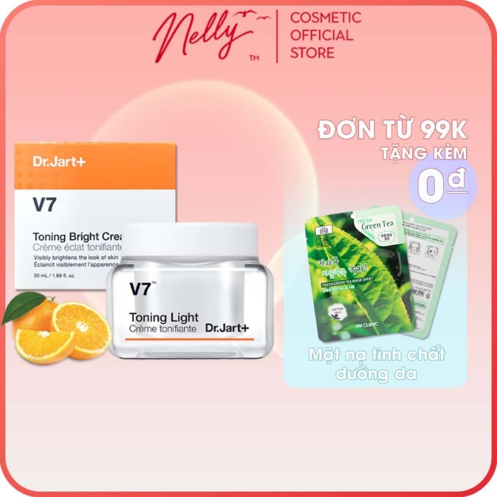 Kem dưỡng v7 toning light dr.jart+ full size 50ml chính hãng hàn quốc chính hãng trắng da bật tone mẫu mới | BigBuy360 - bigbuy360.vn