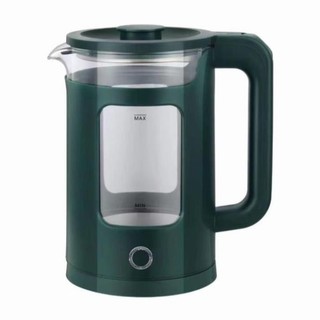 Ấm siêu tốc inox Cuckoo ST13 thủy tinh chịu nhiệt 2.5L bình đun nhanh 1500W cách nhiệt -Tốt