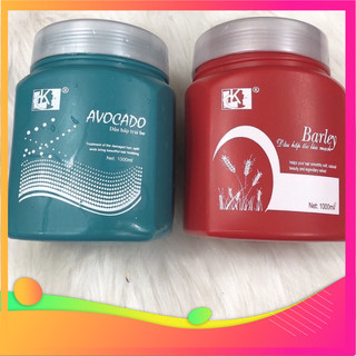 Dầu hấp, dầu xả, dầu ủ tóc barley lúa mạch và hấp dầu trái bơ avocado 1000ml