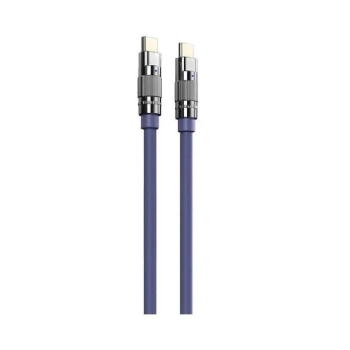 Cáp sạc nhanh Remax type c to type c 100W C055 2 đầu hợp kim báo đèn -Tốt