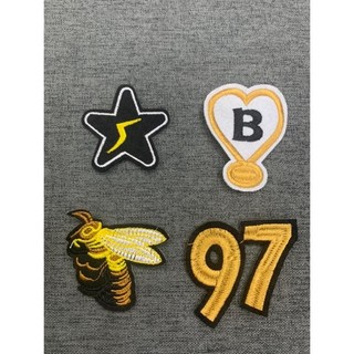 Sticker thêu là ủi logo gắn quần áo sale