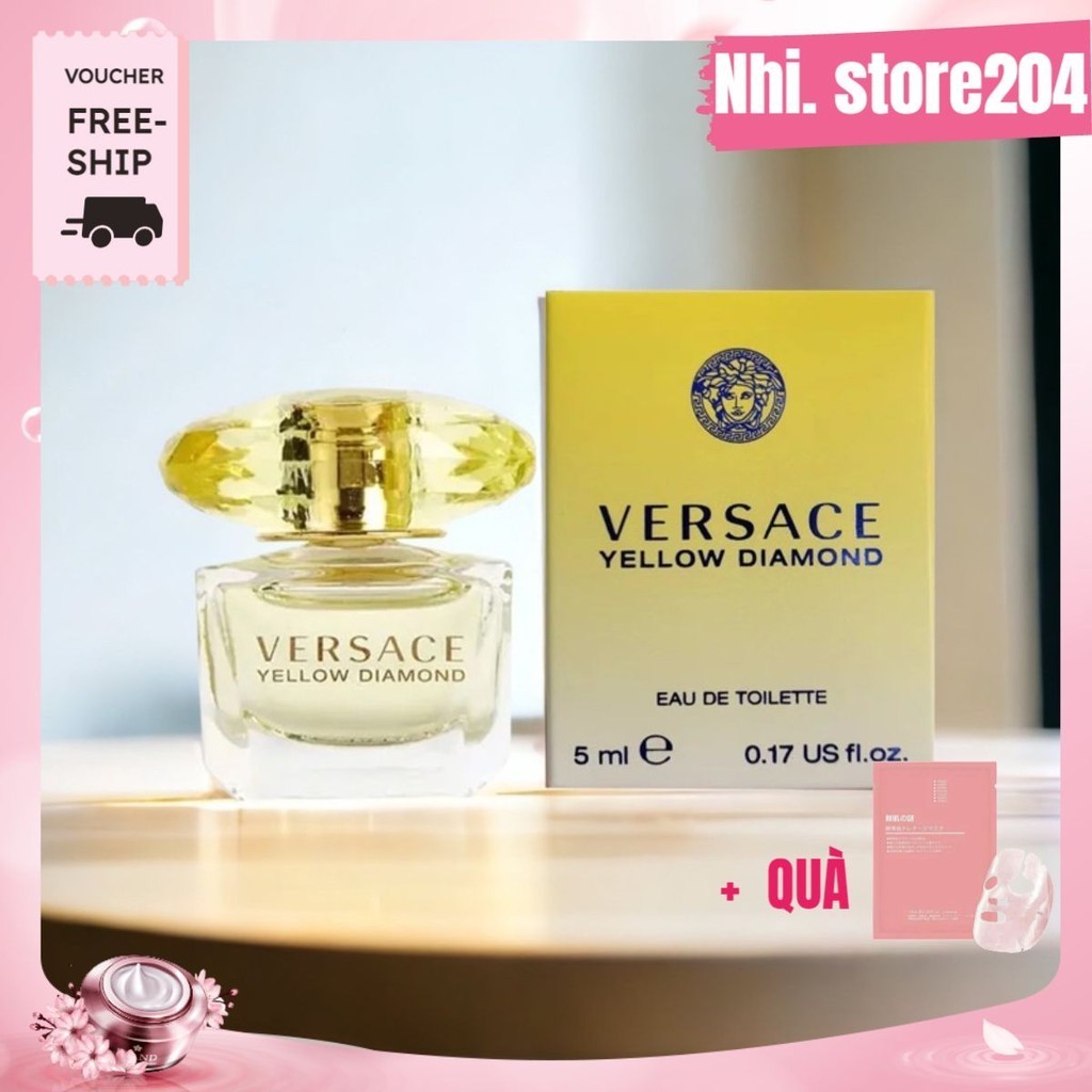 🌸🌸Nước hoa mini nữ Versacee Yellow Diamond EDT 5ml