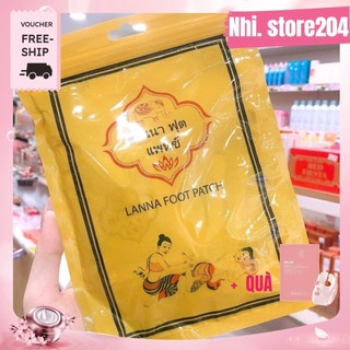 🌸🌸10 miếng dán chân thải độc detox lanna foot patch