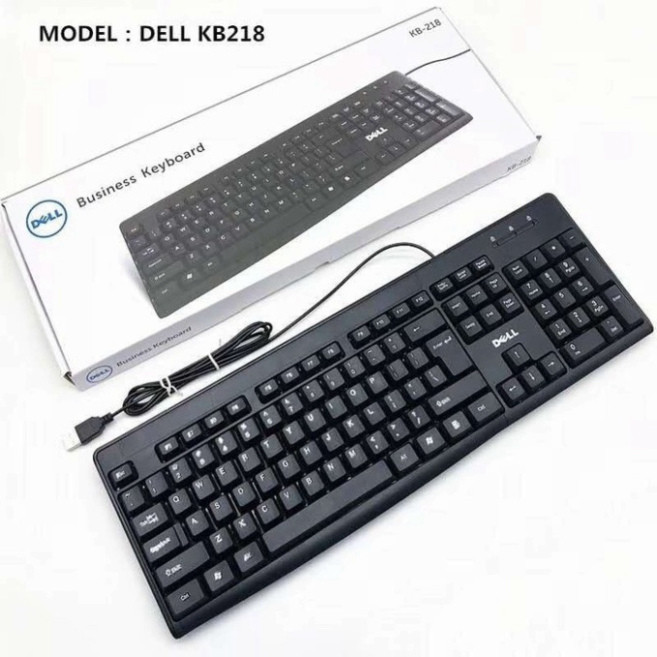 Bàn Phím Dell KB-218, Có dây cổng USB, Dành cho văn phòng - học sinh VMK-VYN | BigBuy360 - bigbuy360.vn