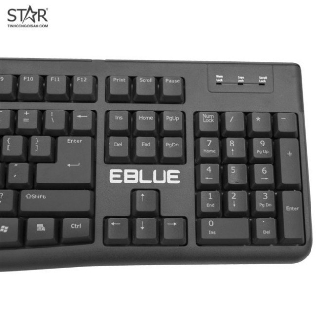 Bàn Phím Văn Phòng E-Blue EKM045BK Có dây cổng USB, Dành cho văn phòng - học sinh VMK-VYN | BigBuy360 - bigbuy360.vn