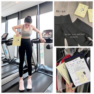 Quần Legging 5.0 cạp cao gen bụng chống xoắn nâng mông siêu đẹp