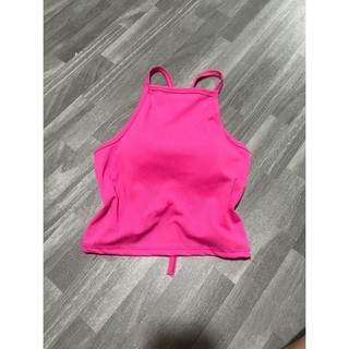 Áo 2 dây đan dây hở lưng (có mút ngực)