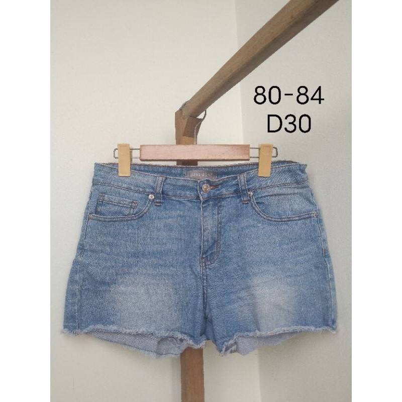 Quần sọc jean, jean đùi cạp cao 2hand