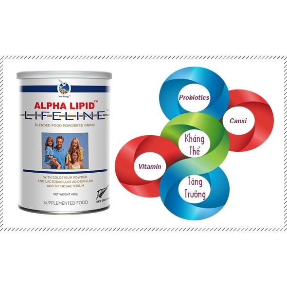 [GIÁ SỈ] Sữa non Alpha Lipid Lifeline 450g