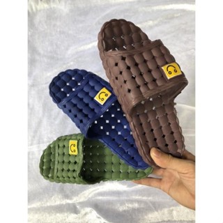 Dép Lỗ Đúc Nguyên Khối , Hình Mặt Cười đi trong nhà ,văn phòng cho cả nam và nữ siêu bền ,siêu êm,chống trơn trượt KS1