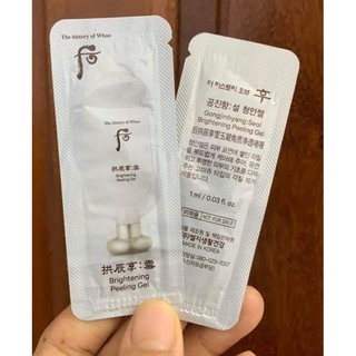 10 gói Tẩy tế bào da chết Whoo làm sáng da