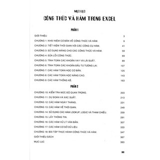 Sách - Công Thức Và Hàm Trong Excel ( Tái Bản ) STKB