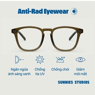 Kính Sunnies Studios Chống Ánh Sáng Xanh Yoji Olive