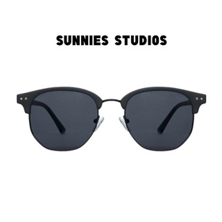 Kính mát Sunnies Studios Gọng Browline Lorne in Charcoal