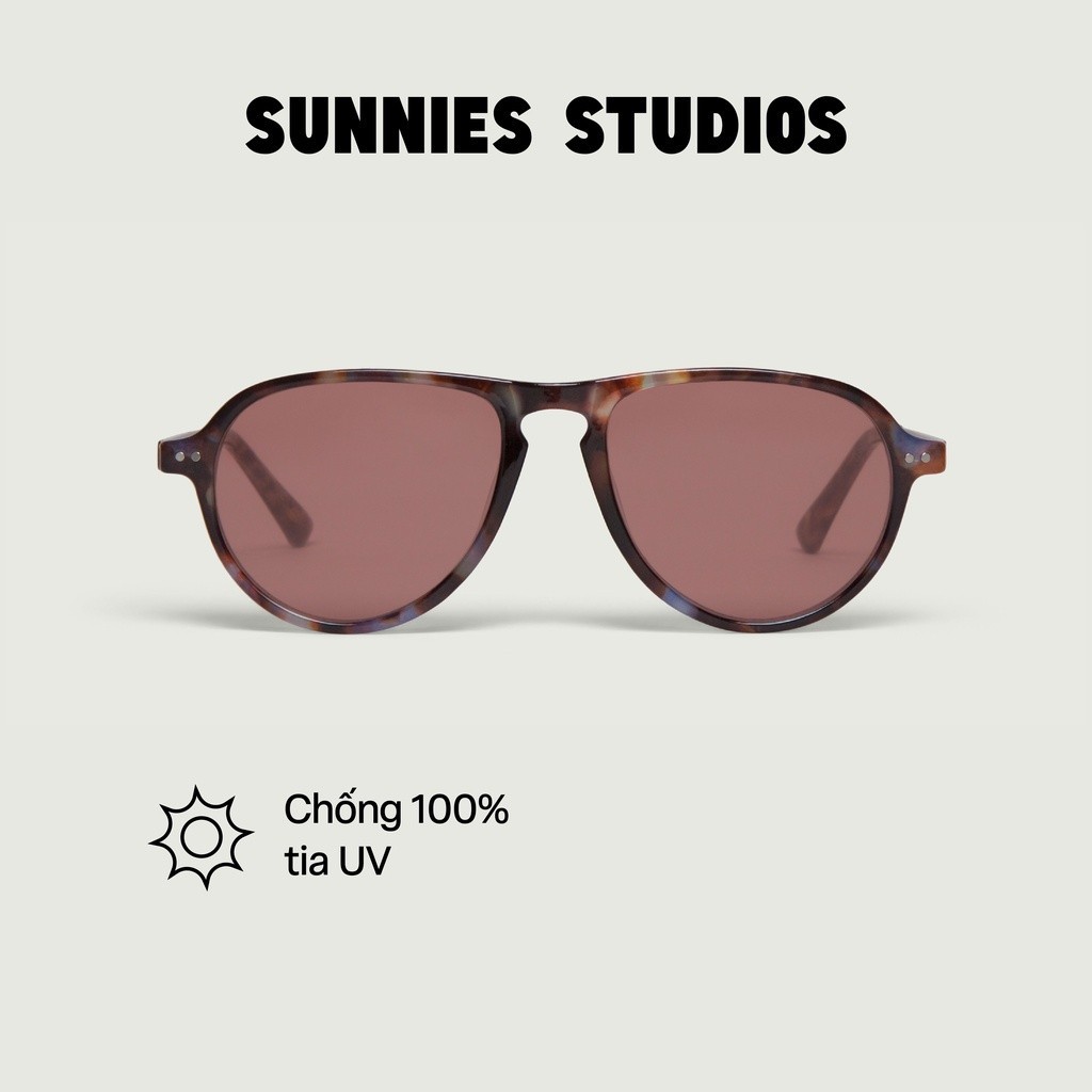 SUNNIES STUDIOS - Kính Mát Gọng Phi Công Ronan Mosaic - 60294-3-3