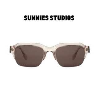 Kính mát Sunnies Studios Gọng Vuông Milton in Hazelnut