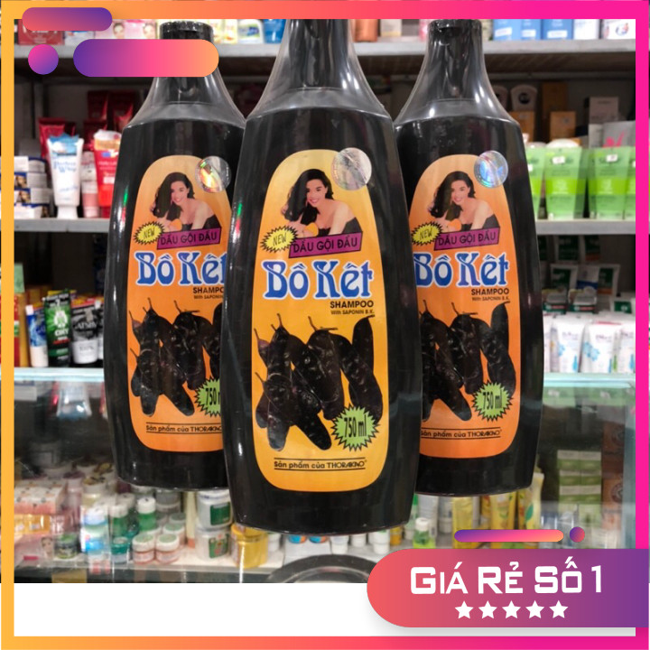 (Hữu cơ thảo dược) Dầu gội Bồ Kết Thorakao (750ml)