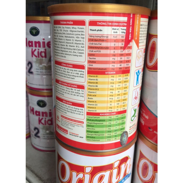 Sữa Origin Gastro - Gold - Baby 800 - Bổ Sung Dinh Dưỡng Phát Triển Toàn Diện Cho Bé suckhoegiadinhv