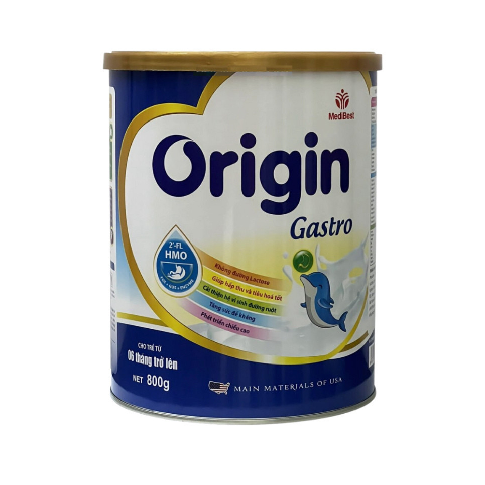 Sữa Origin Gold Gastro 800G Dinh Dưỡng Cho Trẻ Ốm Yếu, Suy Dinh Dưỡng, Sức Đề Kháng Kém suckhoegiadi