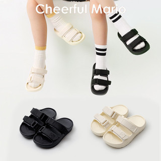 Dép lê cho bé , dép quai dán CHEERFUL MARIO đế mềm siêu nhẹ chống trơn trượt chất liệu EVA loại 1cho bé trai bé gái À ơi