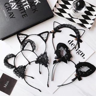 Bờm tóc - cài tóc tai mèo sexy ren ubpk01 phụ kiện cài tóc đáng yêu fls băng đô tóc xinh xắn