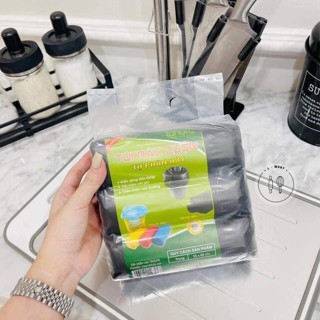 rẻ túi đựng rác tự hủy sinh học tiện dụng, tiết kiệm Kích Thước Lớn 55*65 cm 33-35 cái.