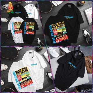 Áo Thun Sóc Trăng Unisex, Đẳng Cấp Chính Hiệu Rich Kids 100% Cotton 4 Chiều ST83 !