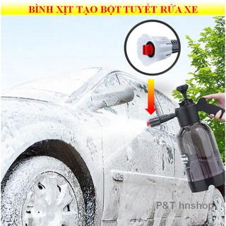 Bình tạo bọt tuyết rửa xe P&T Bình xịt bọt tuyết rửa xe cầm tay Bình xịt tạo bọt tuyết Bình phun bọt tuyết 2000ml